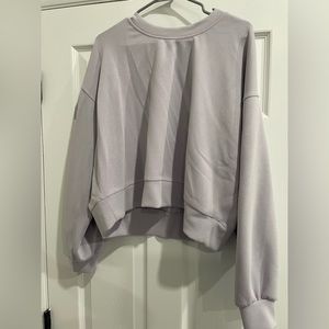 lululemon softstreme perfectly oversized cropped crew